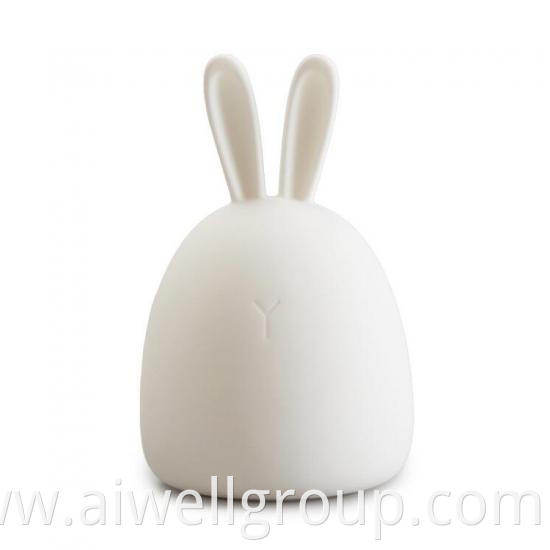 Bunny silicone night light